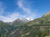 Österreich - Panorama vom Kasereck zur Großglockner Gruppe und umliegende Berge / Großglockner Hochalpenstraße